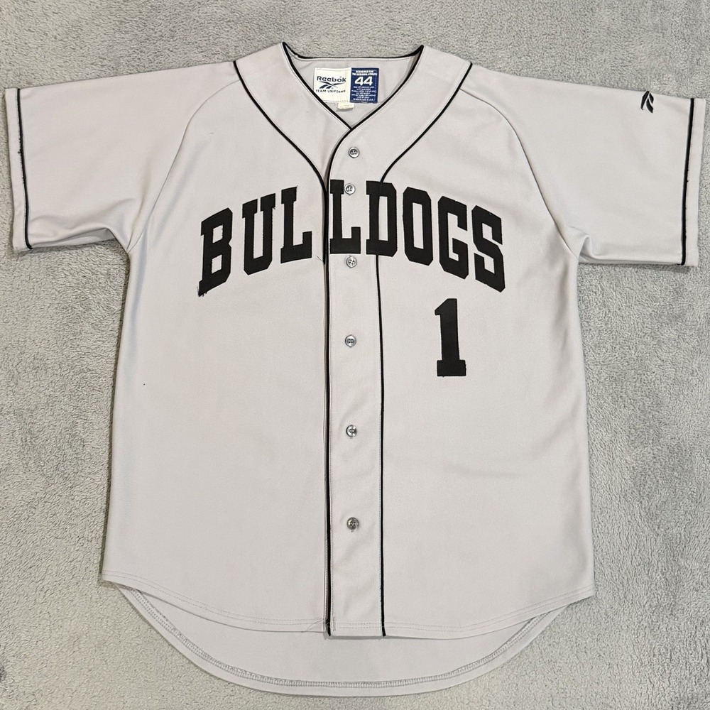 Vintage Reebok Team Issued Georgia Bulldogs Men's 44 Baseball Authentic Jersey